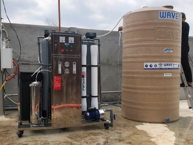 Ảnh mặt bằng trước/sau — Trạm cấp nước Nhà máy Sản xuất KCN VSIP